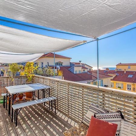 #9 Opera'S Duplex Panoramic Sea View Terrace & Ac 1Min To Beach Nizza Esterno foto