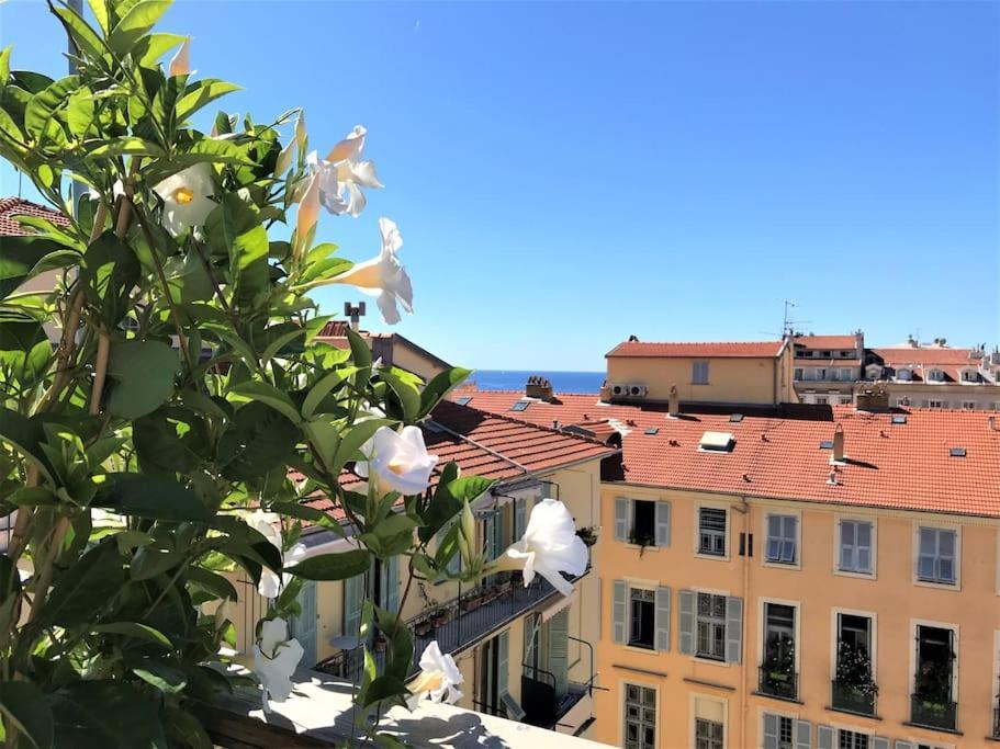 #9 Opera'S Duplex Panoramic Sea View Terrace & Ac 1Min To Beach Nizza Esterno foto