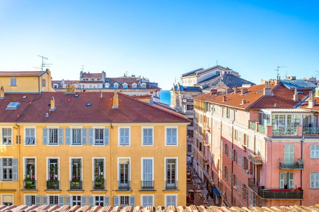 #9 Opera'S Duplex Panoramic Sea View Terrace & Ac 1Min To Beach Nizza Esterno foto