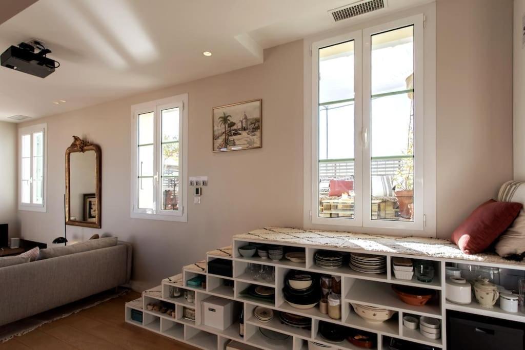 #9 Opera'S Duplex Panoramic Sea View Terrace & Ac 1Min To Beach Nizza Esterno foto